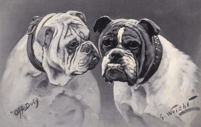 Lot 69 - George Wright British, 1860-1942 Off Duty...