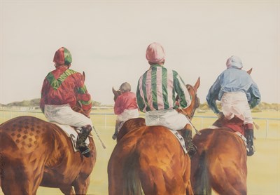 Lot 85 - Alan Brassington British, b. 1959 Jockeys...