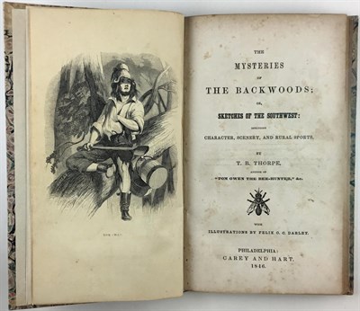 Lot 238 - THORPE, T. B. The Mysteries of the Backwoods;...