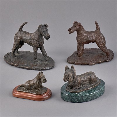 Lot 57 - Joan Eagle American, 1924-2016 Terriers: Four...