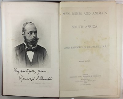 Lot 54 - CHURCHILL, RANDOLPH S. Men, Mines and Animals...