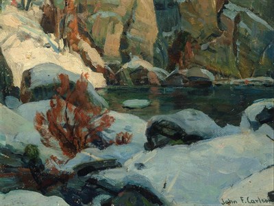 Lot 1039 - John Fabian Carlson American, 1874/5-1945 Icy...