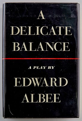 Lot 3 - ALBEE, EDWARD A Delicate Balance. NY: Atheneum,...