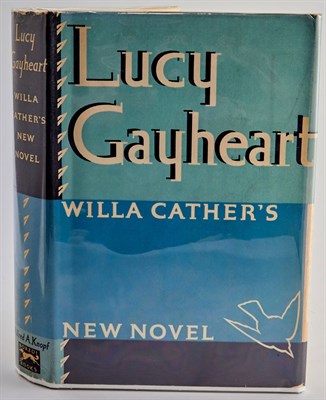 Lot 31 - CATHER, WILLA Two first editions. Comprising:...