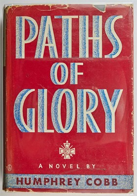 Lot 33 - COBB, HUMPHREY Paths Of Glory. NY: Viking,...