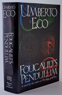 Lot 45 - ECO, UMBERTO Foucault's Pendulum. San Diego,...