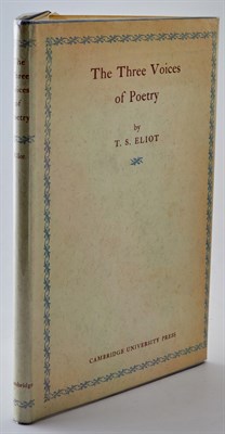 Lot 46 - ELIOT, T. S. Five first American editions in...