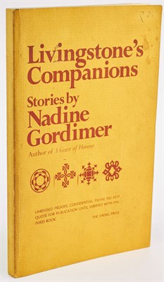 Lot 64 - GORDIMER, NADINE Six titles, each signed,...