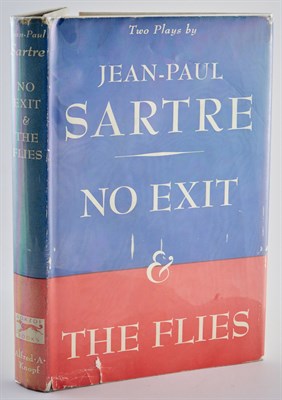 Lot 122 - SARTRE, JEAN PAUL No Exit & The Flies. NY:...