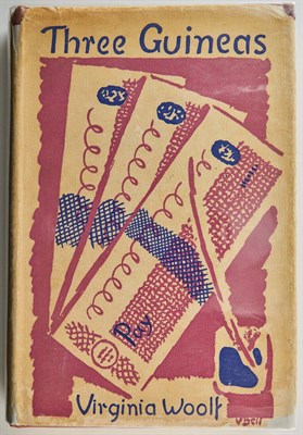 Lot 166 - WOOLF, VIRGINA Three Guineas. NY: Harcourt,...