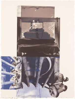 Lot 191 - Robert Rauschenberg ROOKERY MOUNDS--NIGHT TORK...