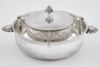 Lot 194 - English Sterling Silver Caviar Bowl Asprey,...