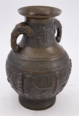 Lot 175 - Chinese Bronze Vase Height 18 inches.