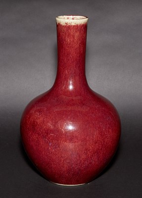 Lot 144 - Chinese Sang De Boeuf Glazed Porcelain Vase...