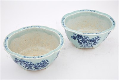 Lot 331 - Pair of Chinese Blue and White Celadon...