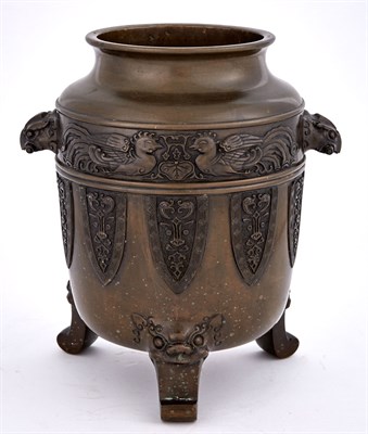 Lot 18 - Japanese Bronze Vase Meiji Period The...