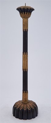 Lot 333 - Japanese Gilt-Metal Mounted Black Lacquer...