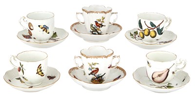 Lot 321 - Set of Four Meissen Porcelain Fruit and Insect...