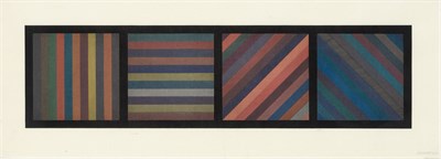 Lot 115 - Sol LeWitt (1928-2007) BANDS OF LINES IN FOUR...