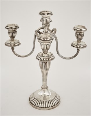 Lot 319 - Continental Sterling Silver Five-Light...