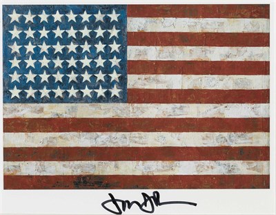 Lot 97 - After Jasper Johns FLAG Color offset...