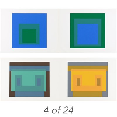 Lot 1 - Josef Albers (1888-1976) FORMULATION:...