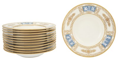 Lot 472 - Set of Twelve Mintons Gilt-Decorated...