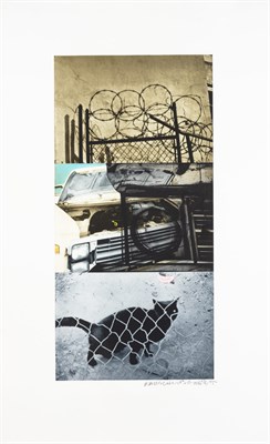 Lot 196 - Robert Rauschenberg STREET SOUNDS EAST Color...