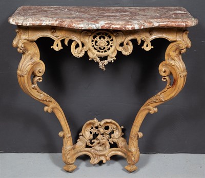 Lot 335 - Louis XV Oak Console Mid-18th century The...