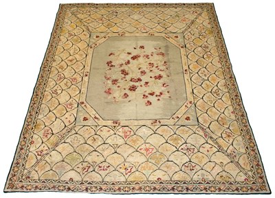 Lot 608 - Needlepoint Rug England, last quarter of the...