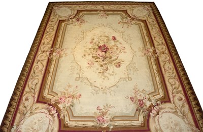 Lot 596 - Napoleon III Aubusson Carpet France, late 19th...