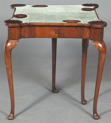 Lot 326 - George II Walnut Games Table Height 28 inches,...
