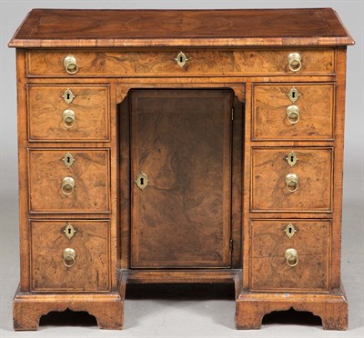 Lot 231 - George II Inlaid Figured Walnut Dressing Table...