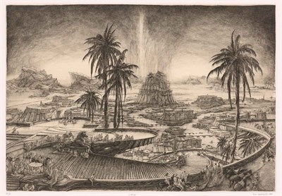 Lot 1130 - Erik Desmazières LE DÉLUGE (F. 64) Etching,...