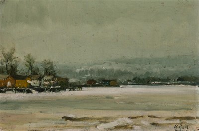 Lot 2035 - Gilbert Gaul American, 1855-1919 Frozen River...