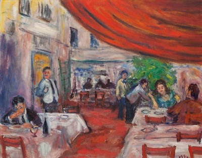 Lot 67 - Robert Philipp American, 1895-1981 Restaurant...