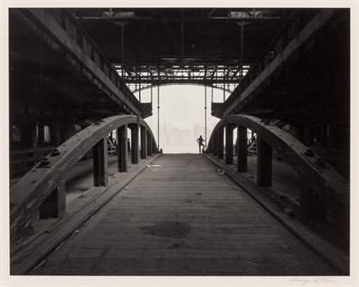 Lot 133 - TICE, GEORGE A. (b. 1938) Ferry Slip, Jersey...