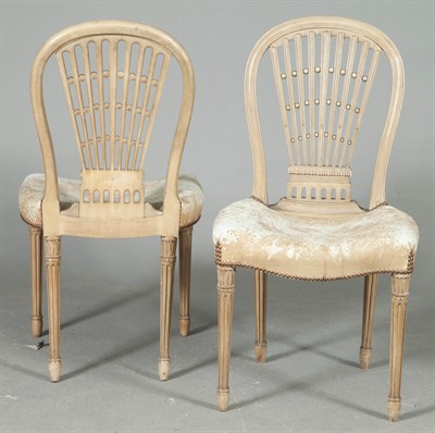 Lot 520 - Pair of Jansen Painted Balloon Back Side...