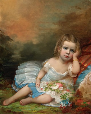 Lot 10 - American School 19th Century Portrait of a...
