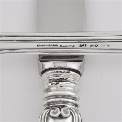 Lot 206 - Gianmaria Buccellati Sterling Silver Borgia...