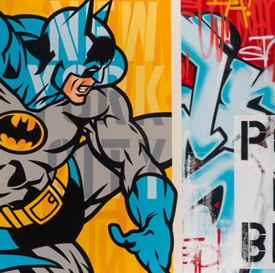 Lot 139 - SEEN American, b. 1961 Untitled (Batman), 2016...