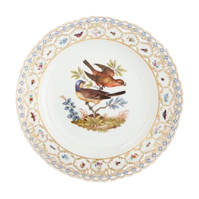 Lot 573 - Berlin (KPM) Porcelain Plate Circular, the...