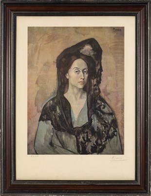 Lot 165 - After Pablo Picasso MADAME RECARDO CANALS...
