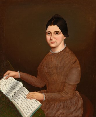 Lot 1 - American School 19th Century Portrait of a...