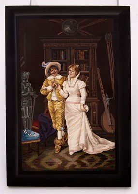 Lot 514 - Italian Micromosaic Plaque of an Interior...
