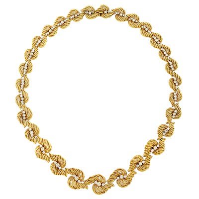Lot 201 - Gold and Diamond Necklace, Tiffany & Co.