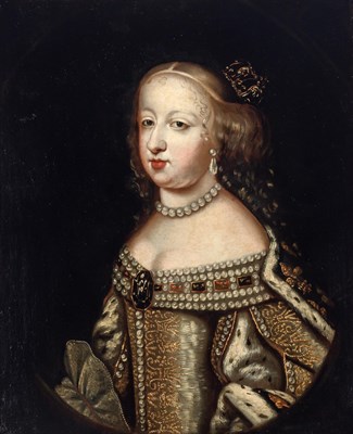 Lot 48 - French School 17th Century Portrait of Maria...