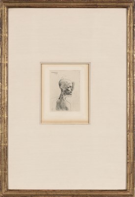 Lot 137 - Pablo Picasso BUSTE D'HOMME (B. 4) Drypoint,...