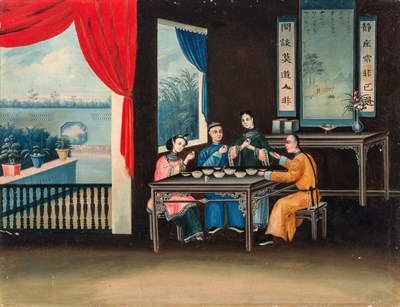 Lot 95 - Chinese School 19th/20th Century Scenes of...