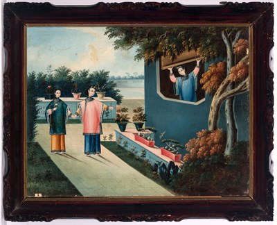 Lot 95 - Chinese School 19th/20th Century Scenes of...